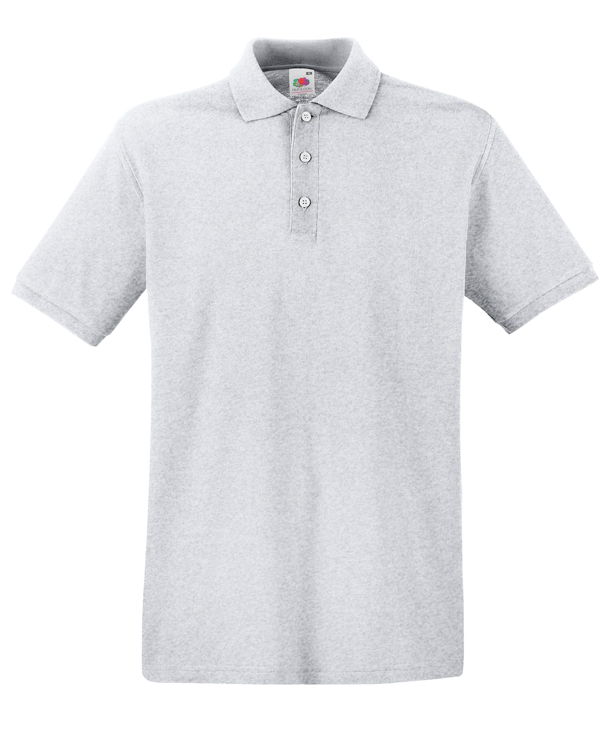 Premium polo - Heather Grey