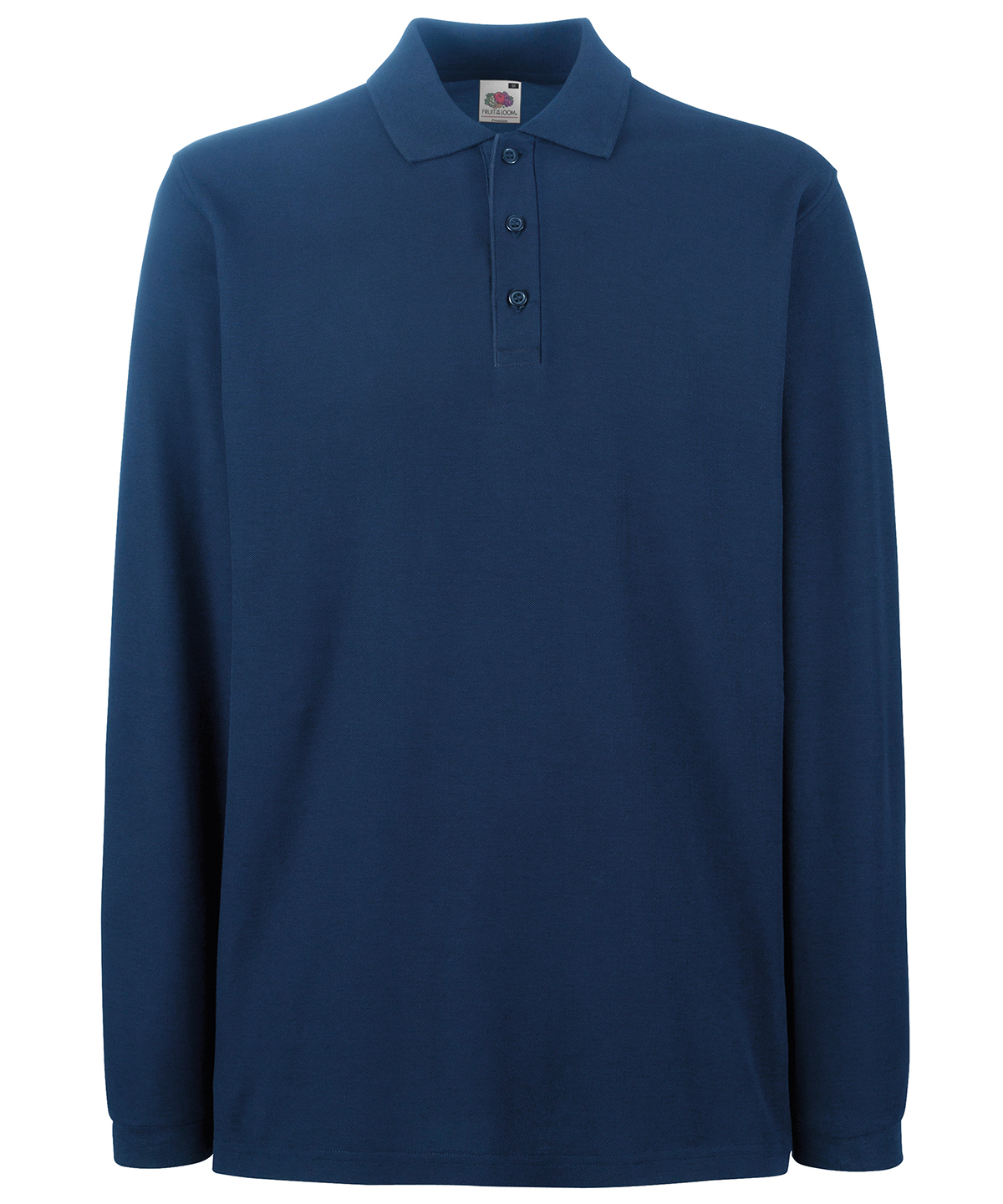 Premium long sleeve polo - Navy