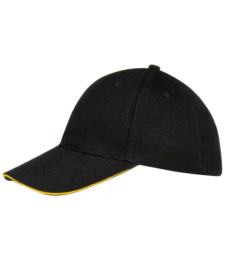 SOL'S Buffalo Cap - Black/Yellow