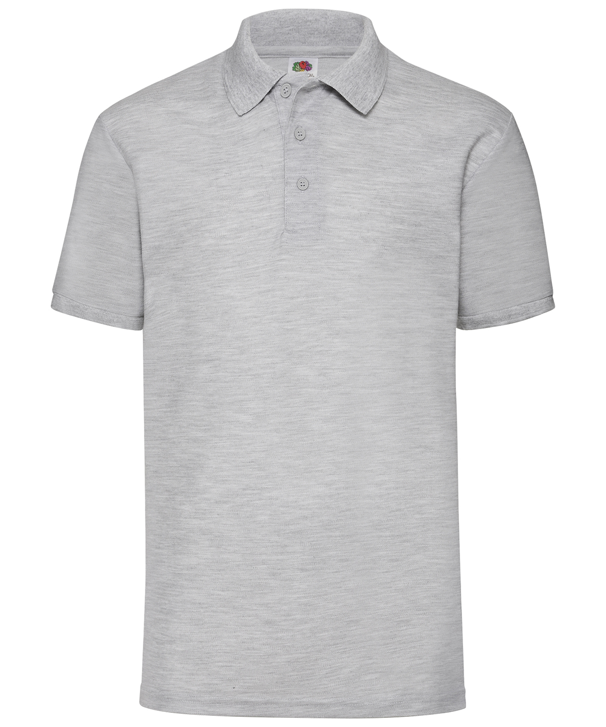 65/35 Polo - Heather Grey