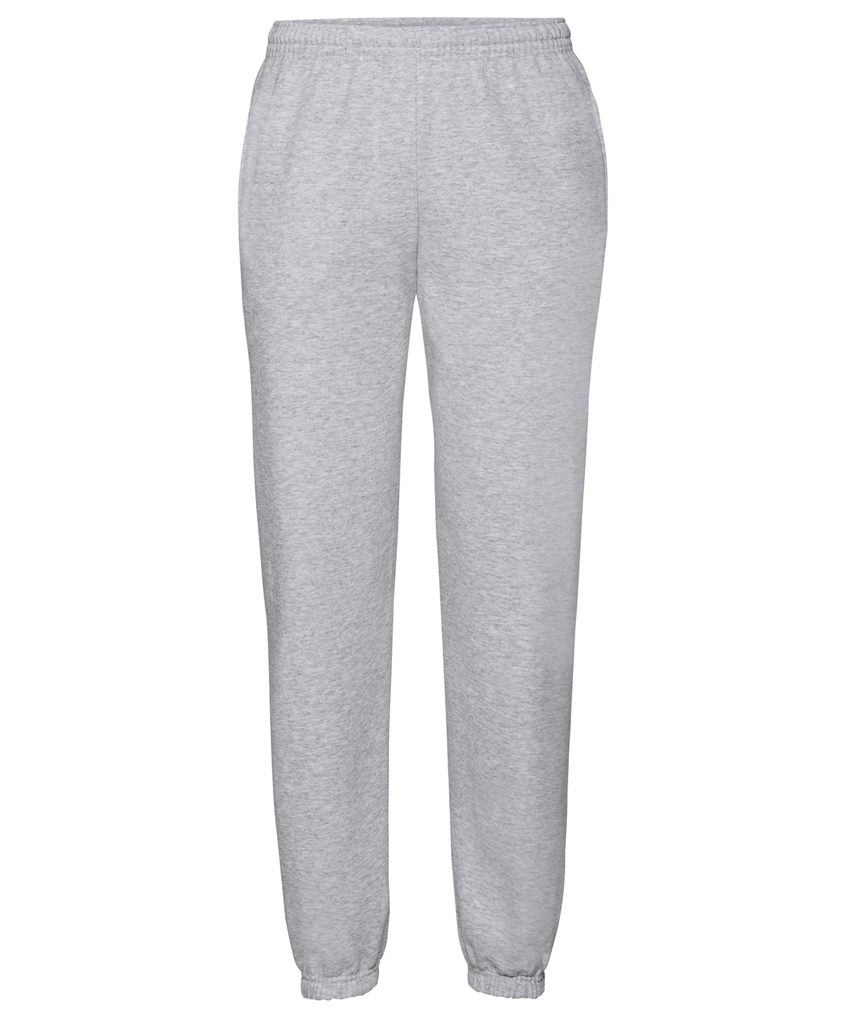 Classic 80/20 elasticated sweatpants - Heather Grey