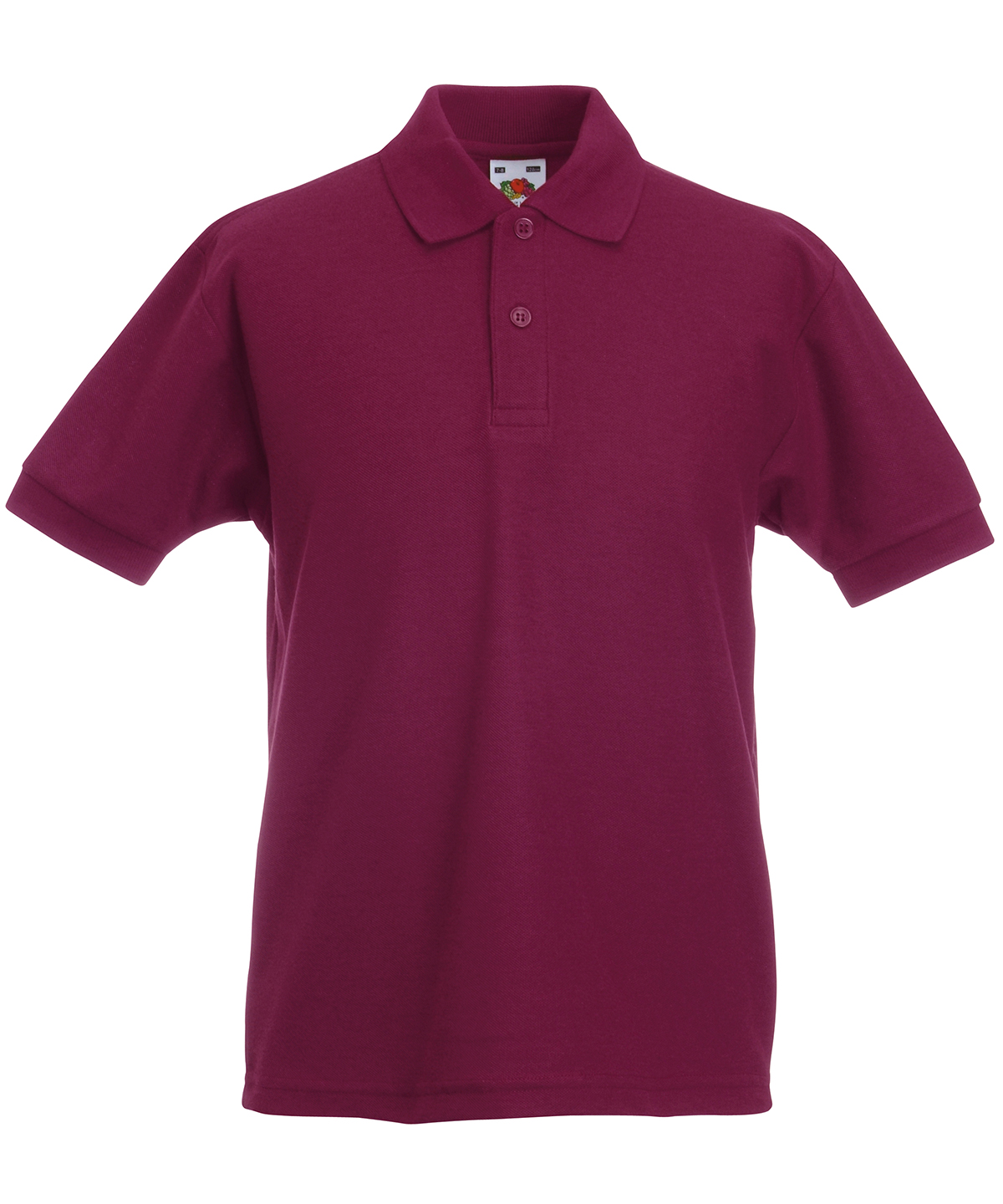 Kids 65/35 piqué polo - Burgundy