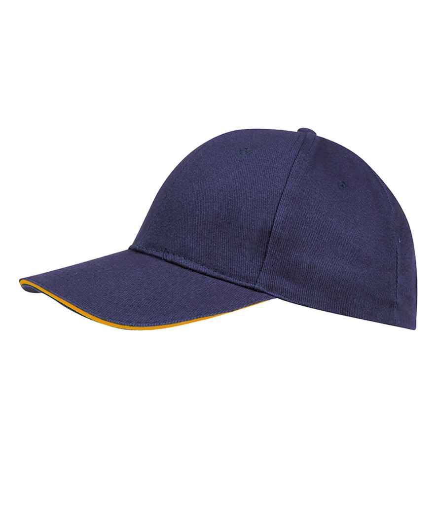 SOL'S Buffalo Cap - French Navy/Neon Orange