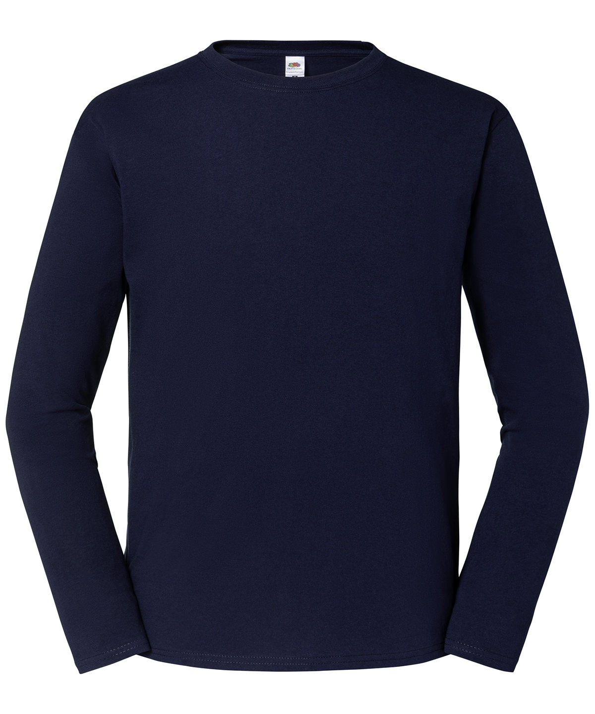 Iconic 195 ringspun premium long sleeve T - Deep Navy