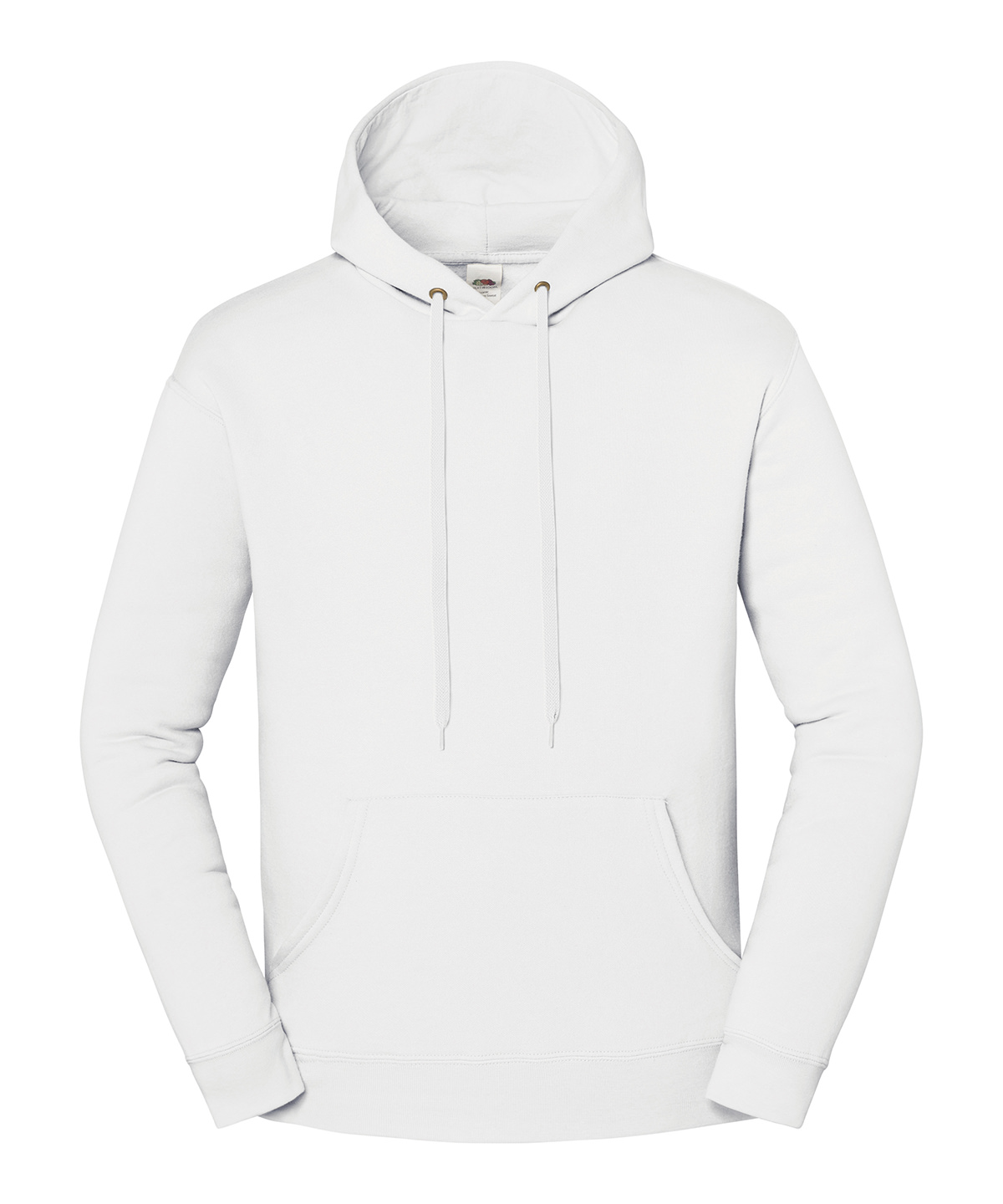 Iconic premium hooded sweat - White