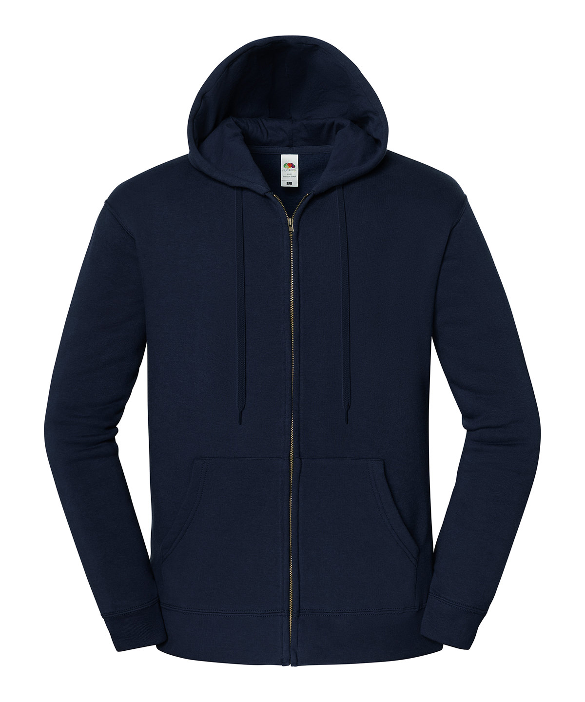Iconic premium hooded sweat jacket - Deep Navy
