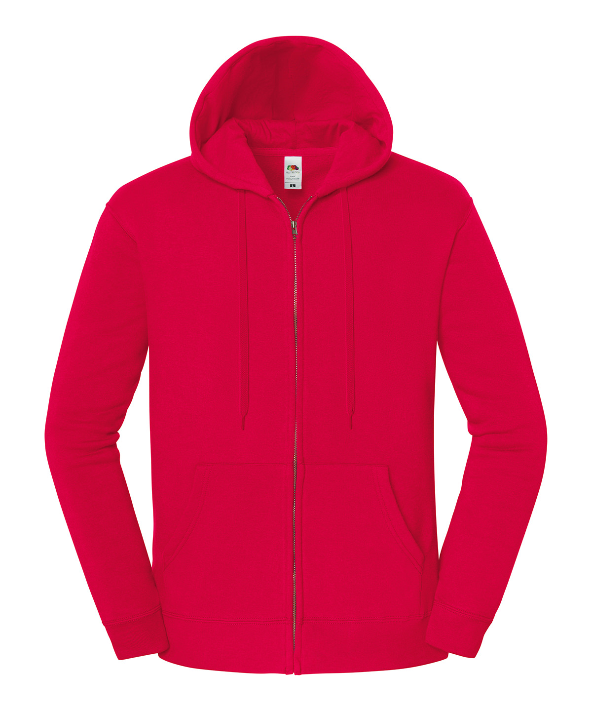 Iconic premium hooded sweat jacket - Red