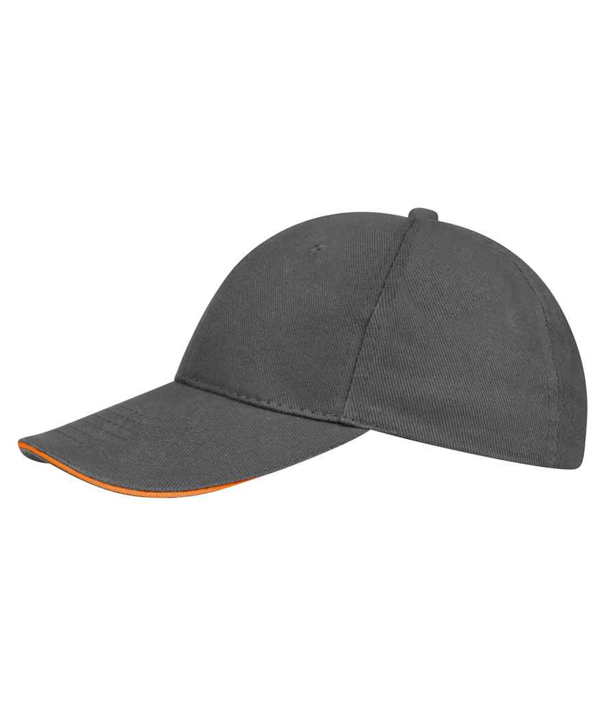 SOL'S Buffalo Cap - Grey/Orange