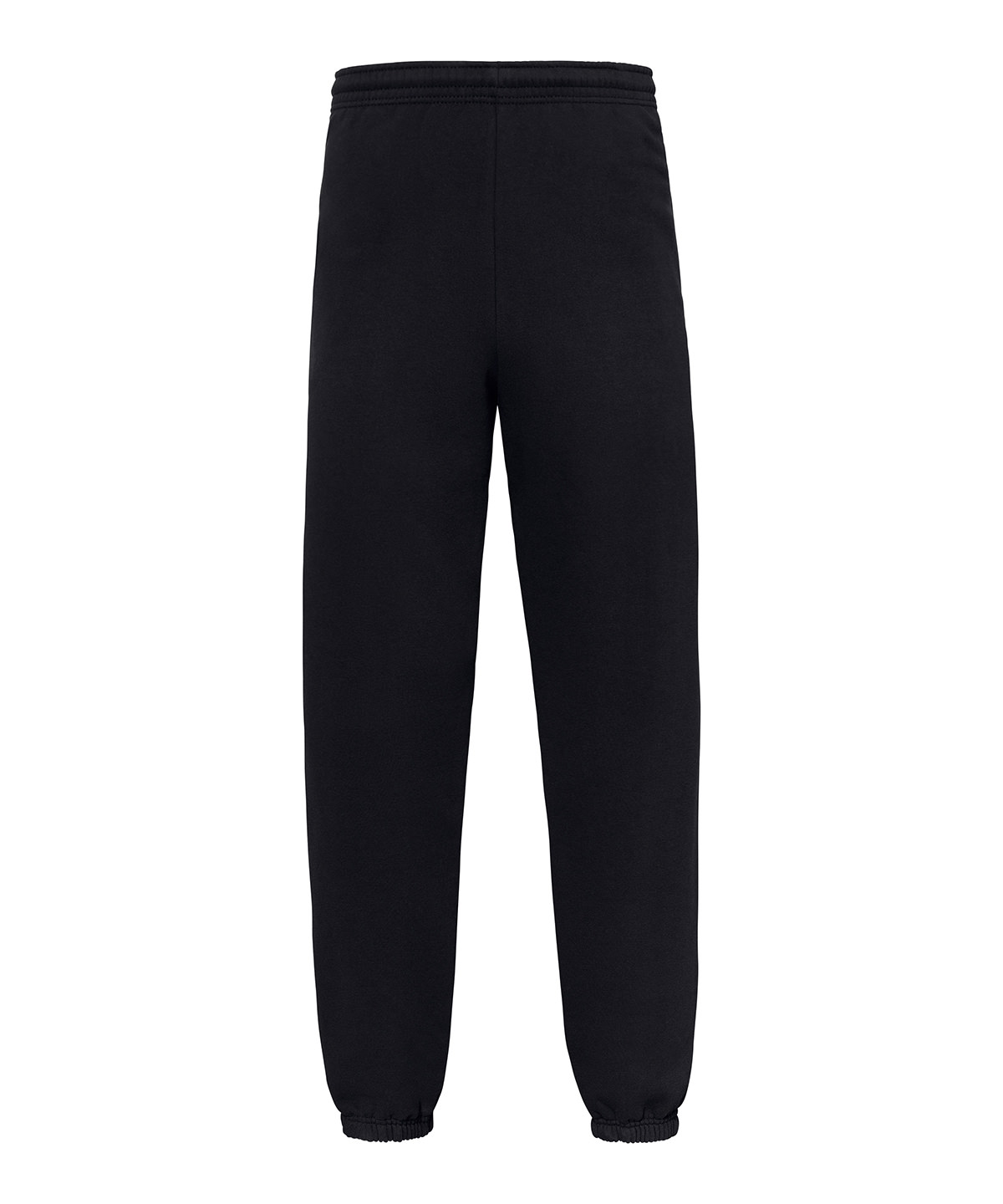 Iconic premium elasticated cuff jog pants - Black