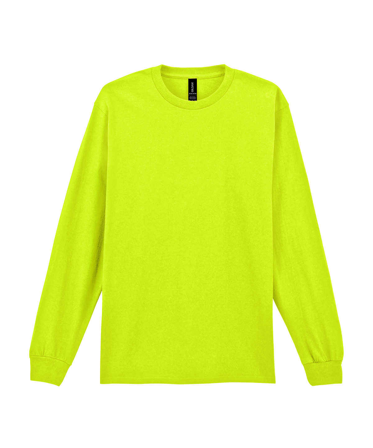 Ultra Cotton™ adult long sleeve t-shirt - Safety Green