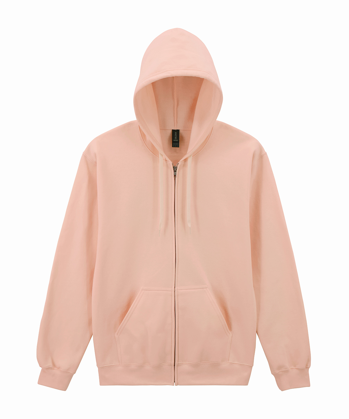 Softstyle™ midweight fleece adult full-zip hooded sweatshirt - Dusty Rose
