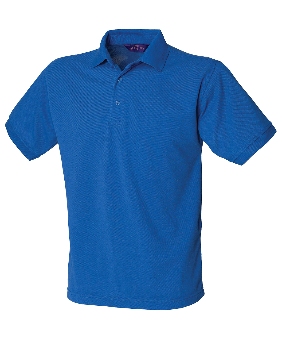 Henbury Heavy Poly/Cotton Piqué Polo Shirt - Royal