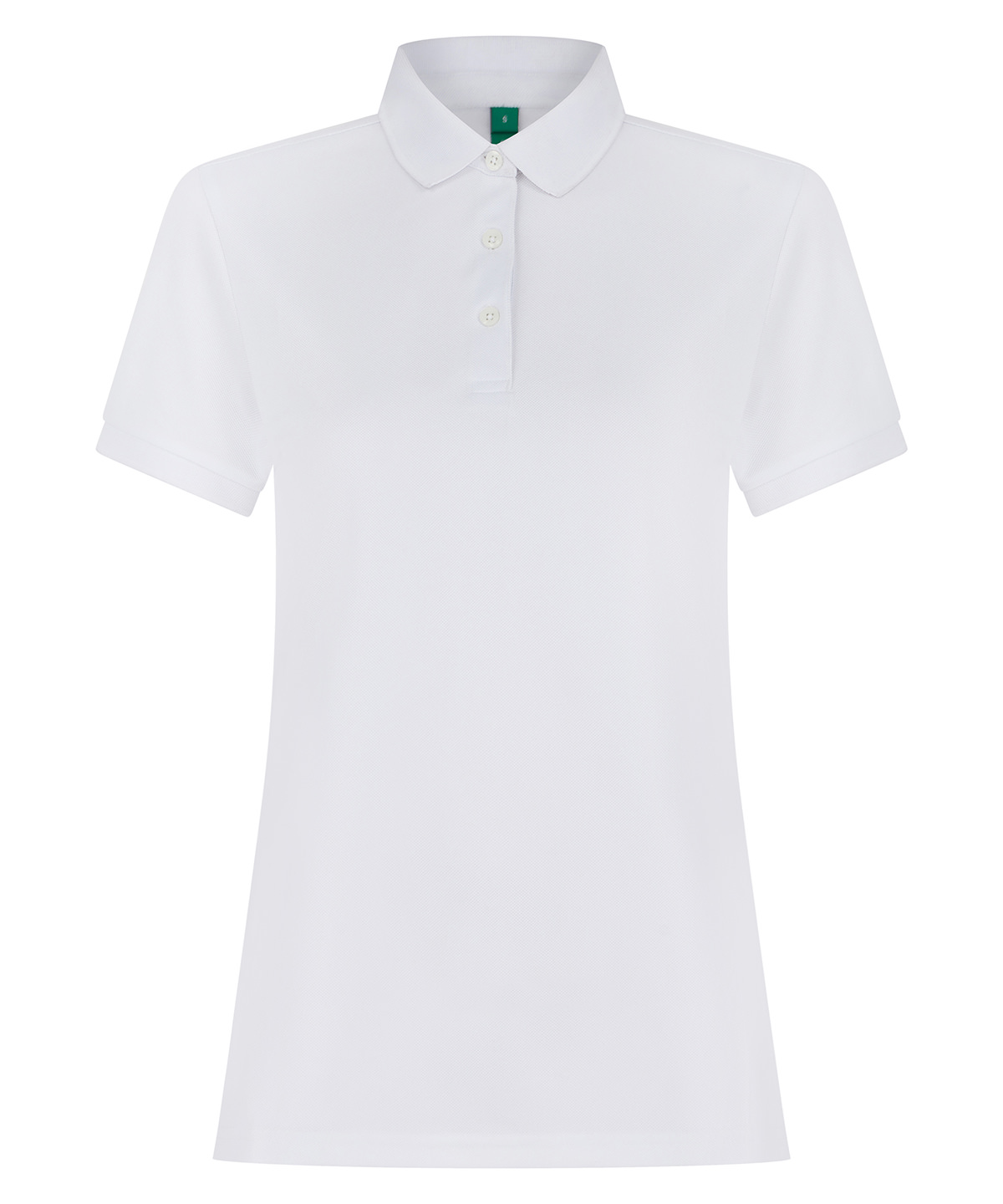 Henbury Ladies Recycled Polyester Polo Shirt - White