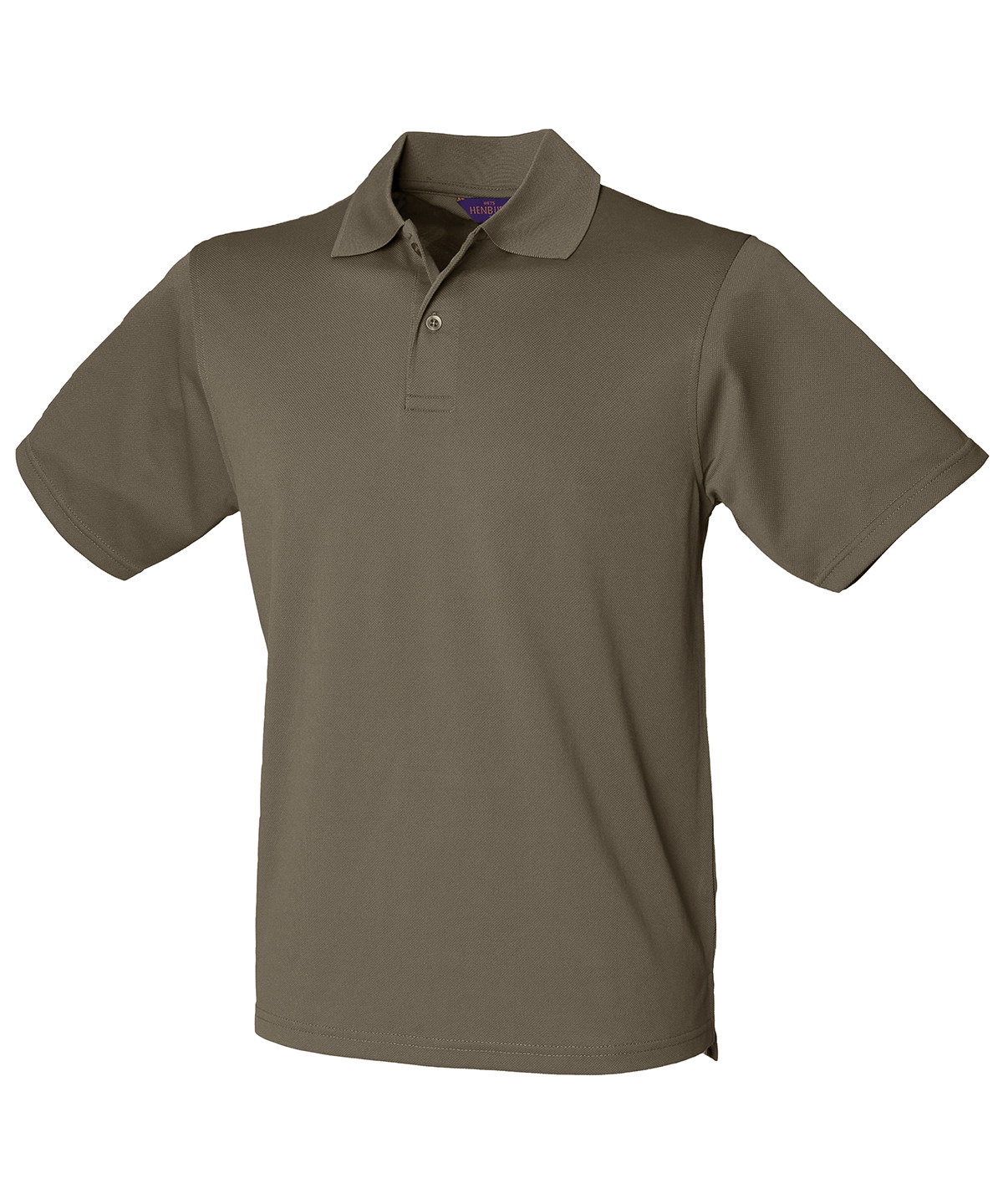 Henbury Coolplus® Wicking Piqué Polo Shirt - Olive