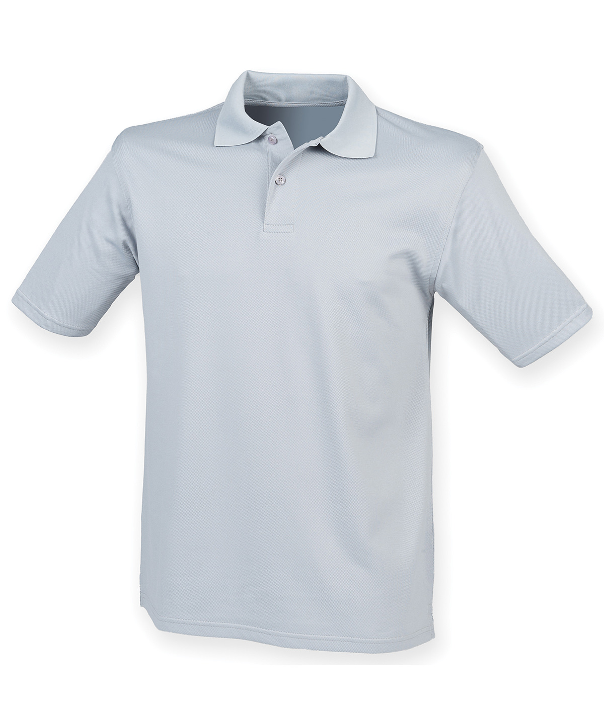 Henbury Coolplus® Wicking Piqué Polo Shirt - Silver Grey