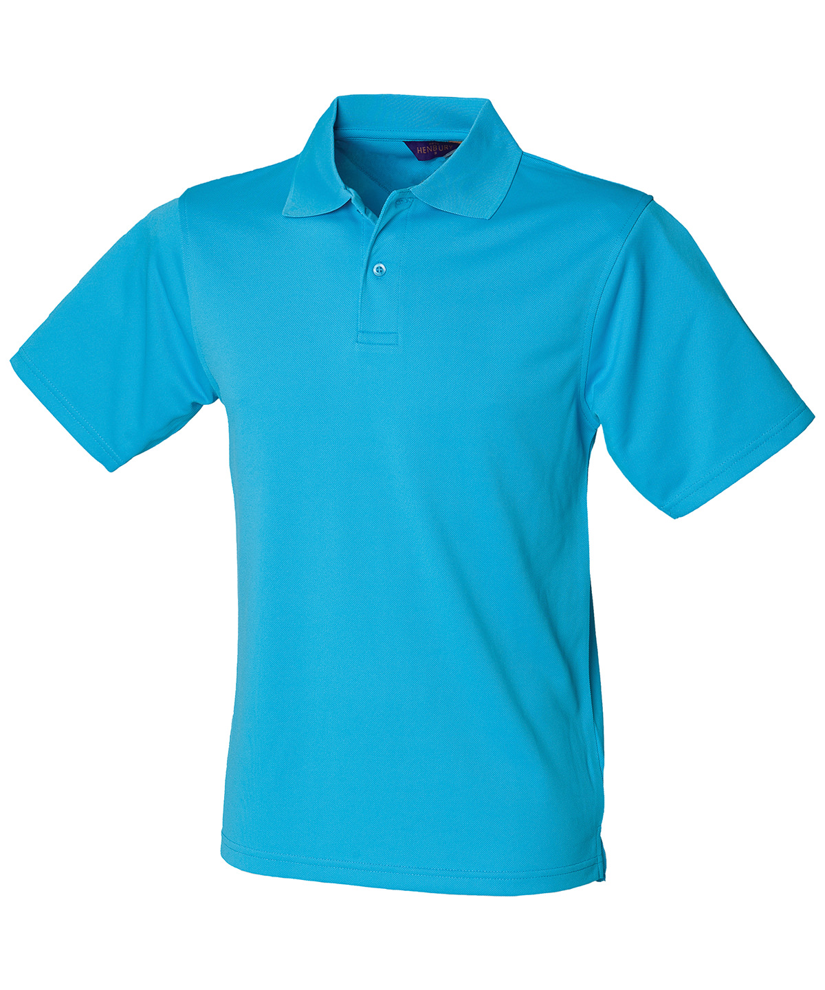 Henbury Coolplus® Wicking Piqué Polo Shirt - Turquoise