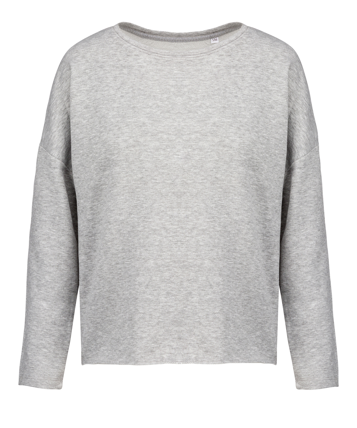 Kariban Ladies Oversized Sweatshirt - Light Grey Heather