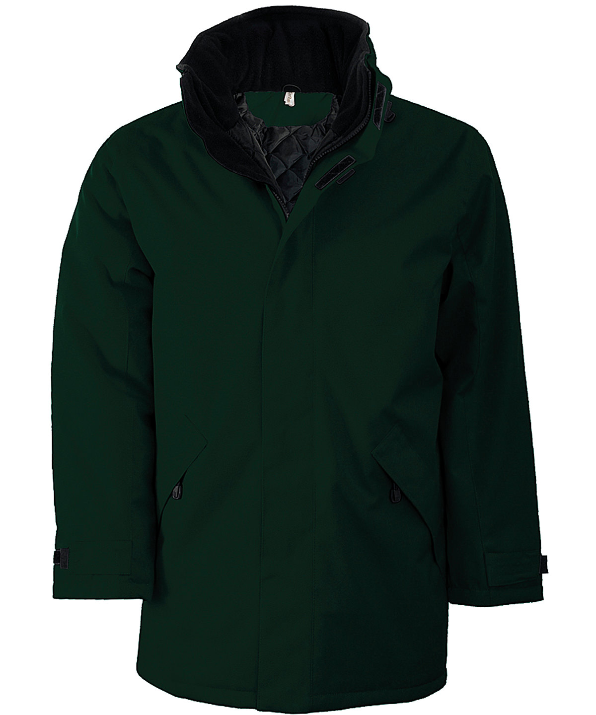 Kariban Parka Jacket - Forest/Black