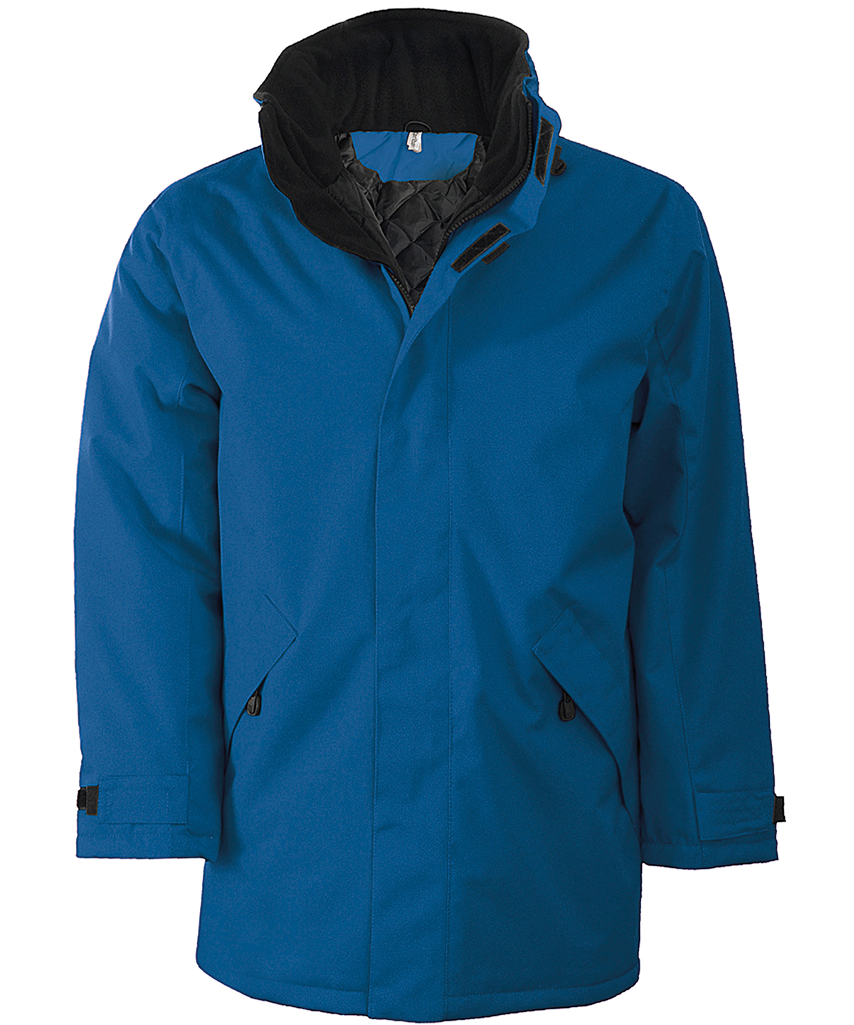 Kariban Parka Jacket - Light Royal/Black