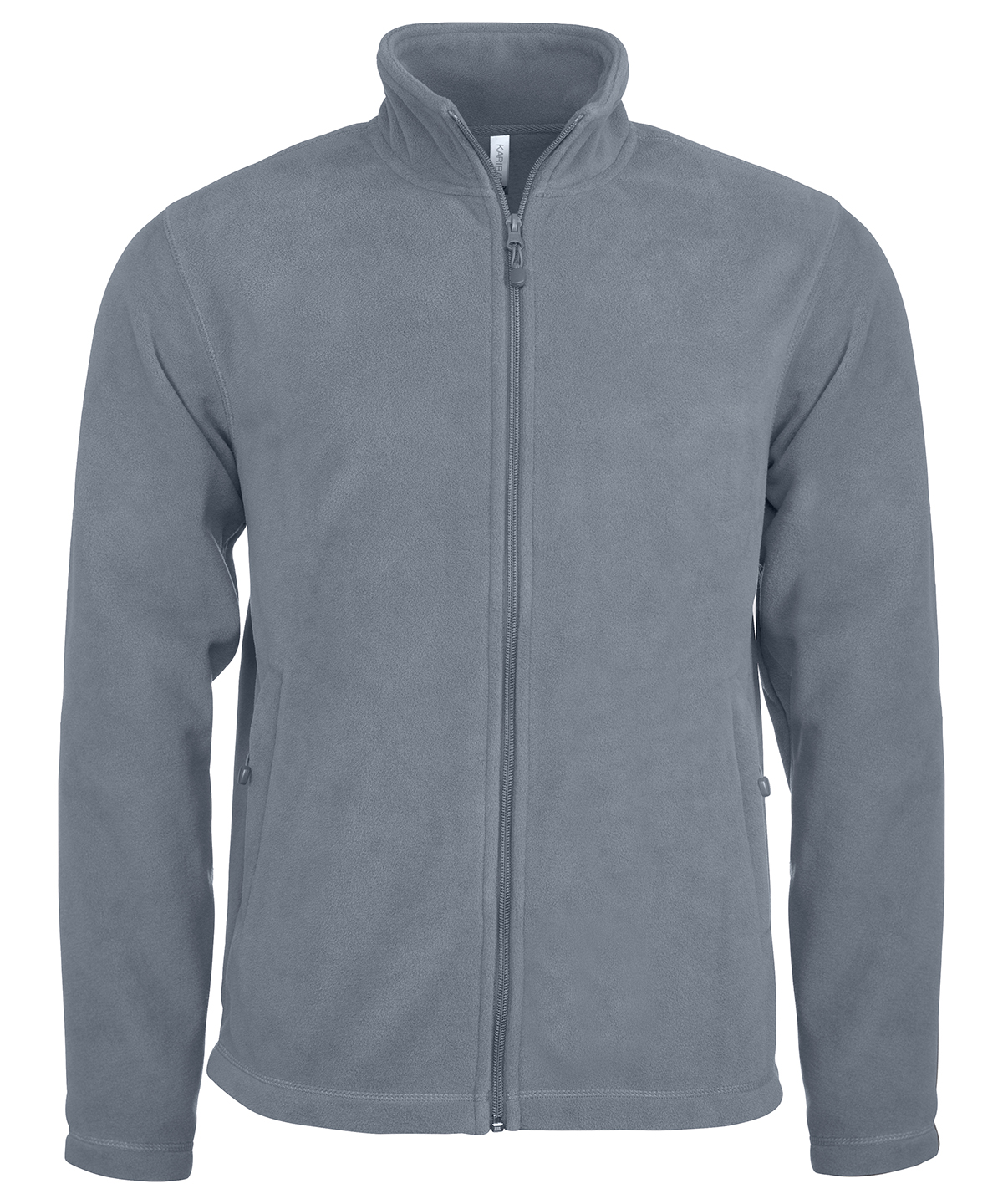 Zip-through microfleece jacket - Convoy Grey