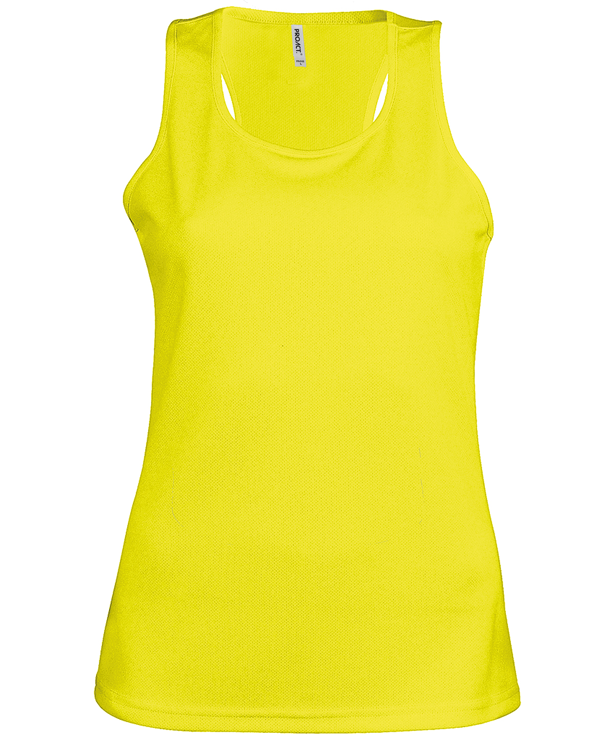 Ladies' sports vest - Fluorescent Yellow