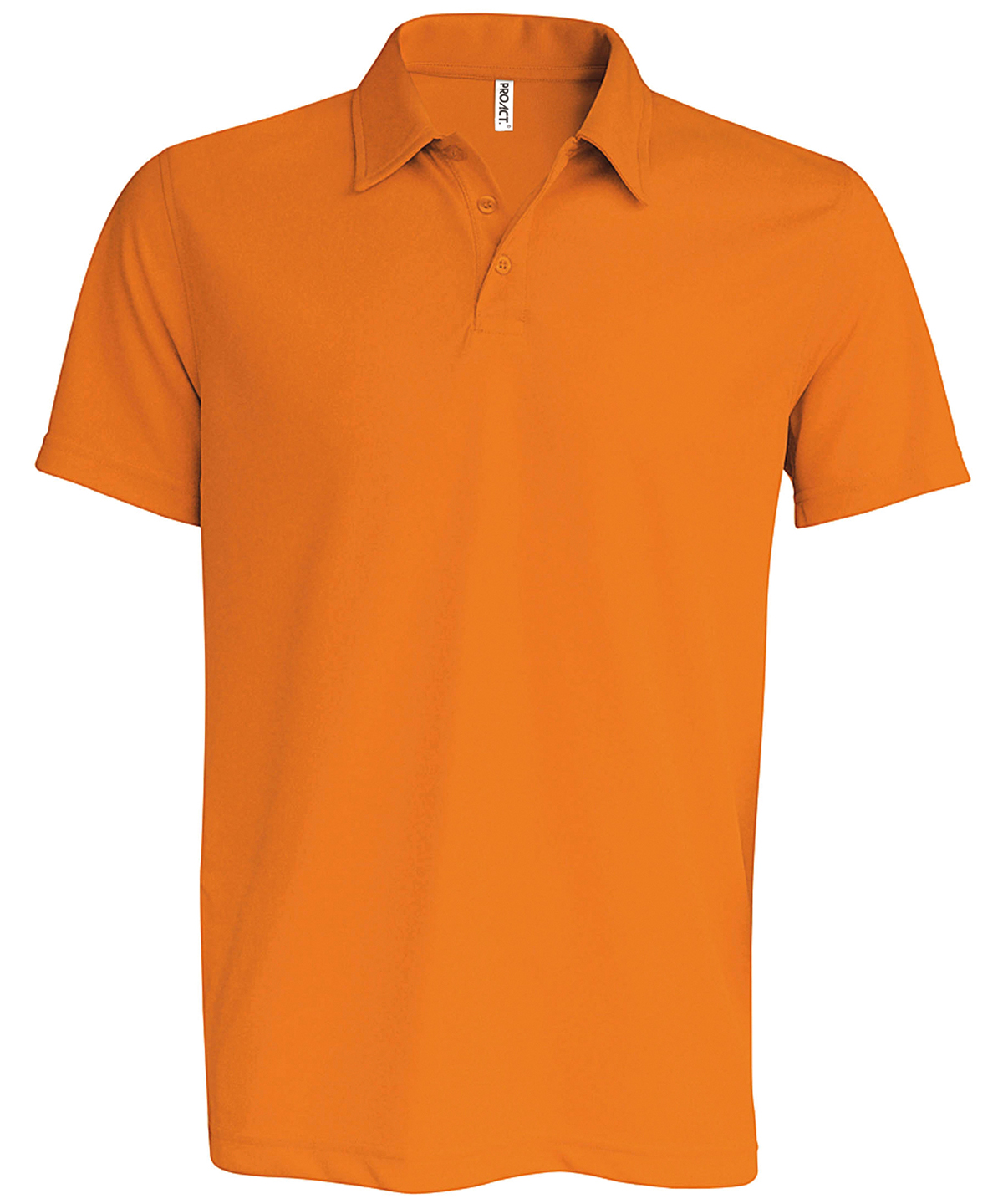 Men's short-sleeved polo shirt - Orange