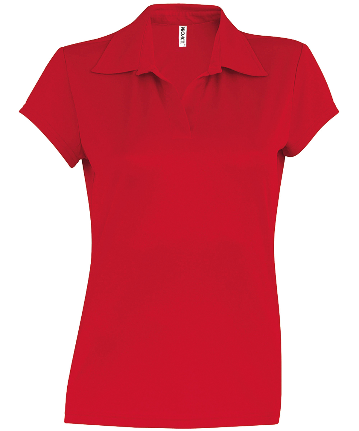 Ladies' short-sleeved polo shirt - Red