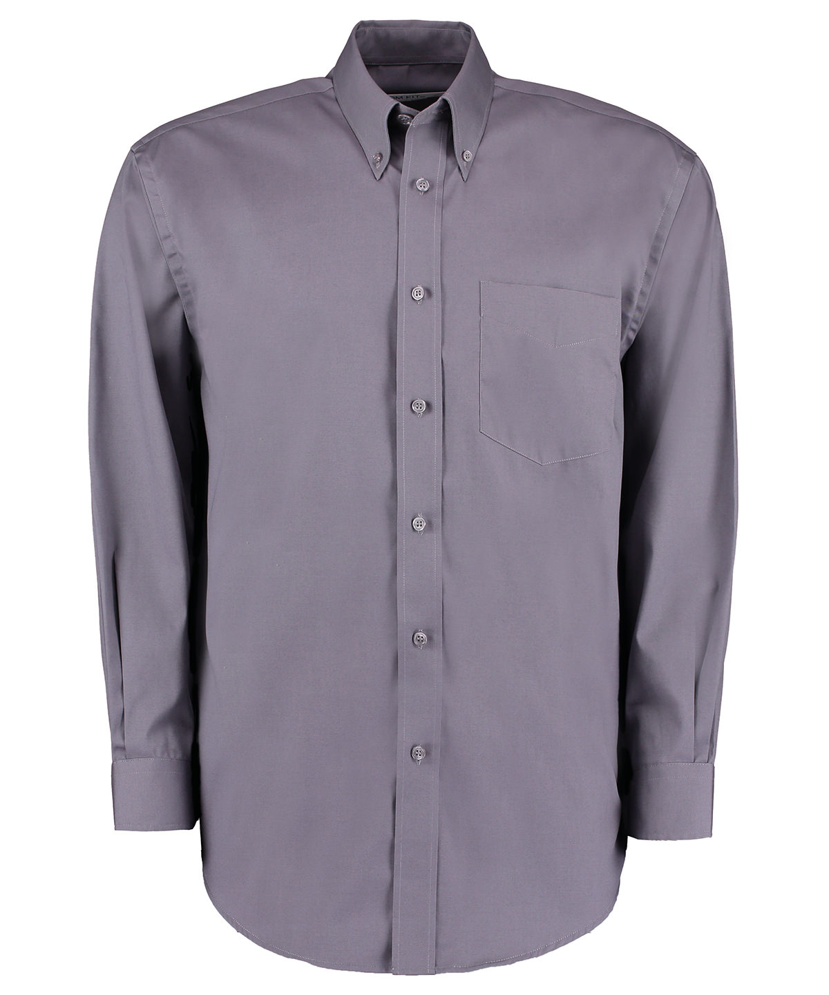 Corporate Oxford shirt long-sleeved (classic fit) - Charcoal