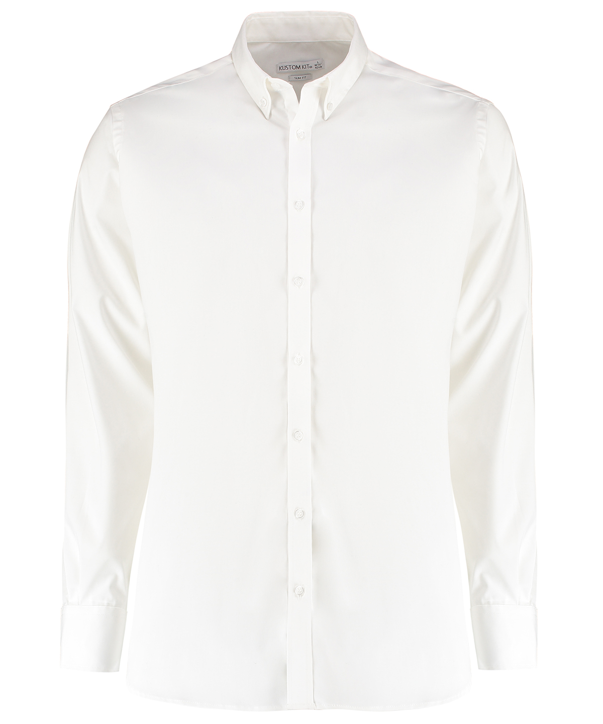 Stretch Oxford shirt long-sleeved (slim fit) - White