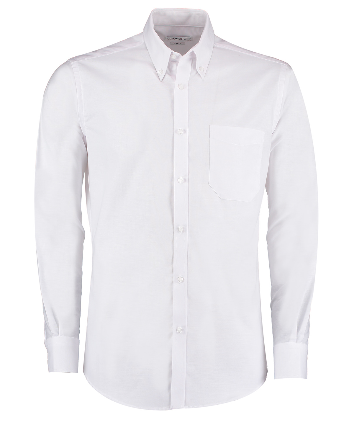 Slim fit workwear Oxford shirt long-sleeved (slim fit) - White