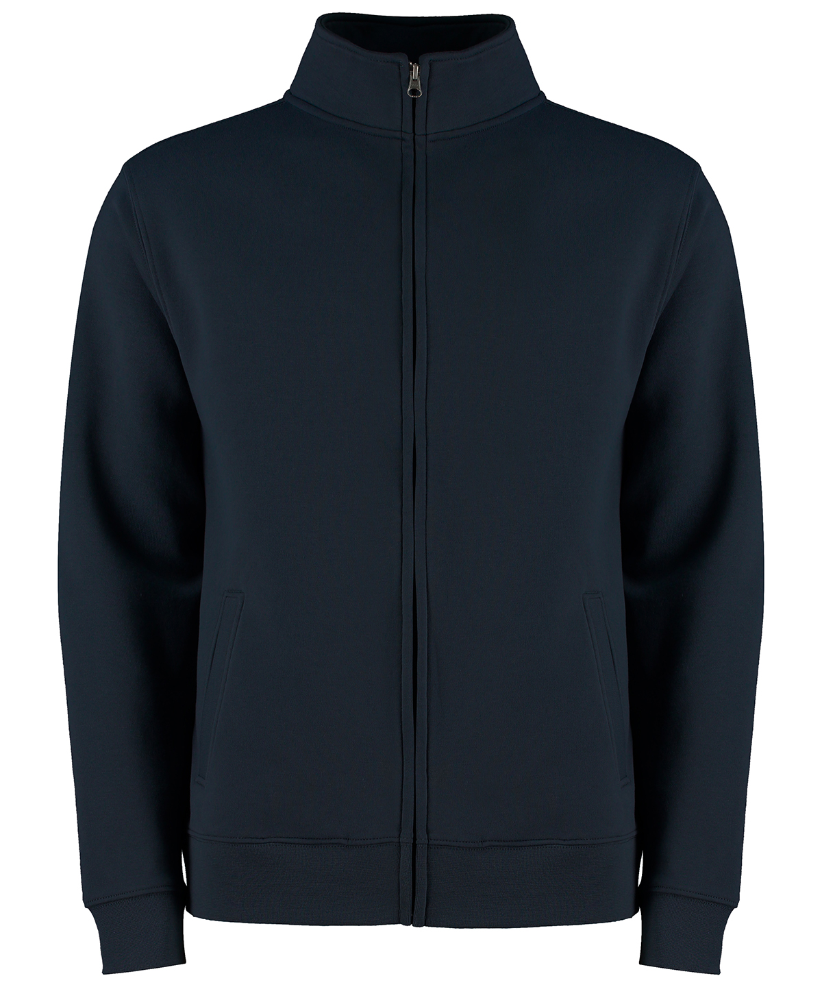 Regular fit zipped sweatshirt - Navy