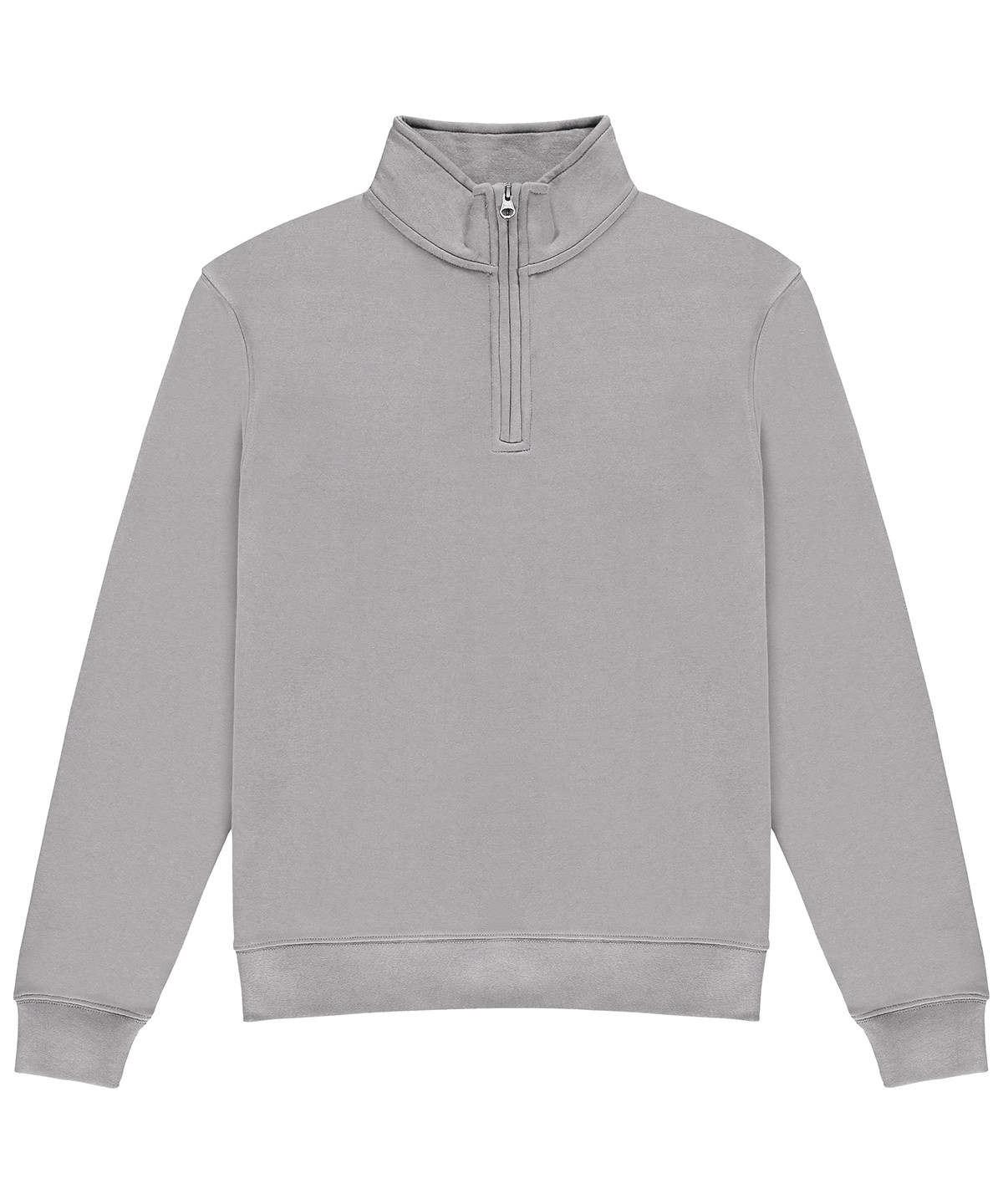 Regular fit ¼-zip sweatshirt - Heather Grey