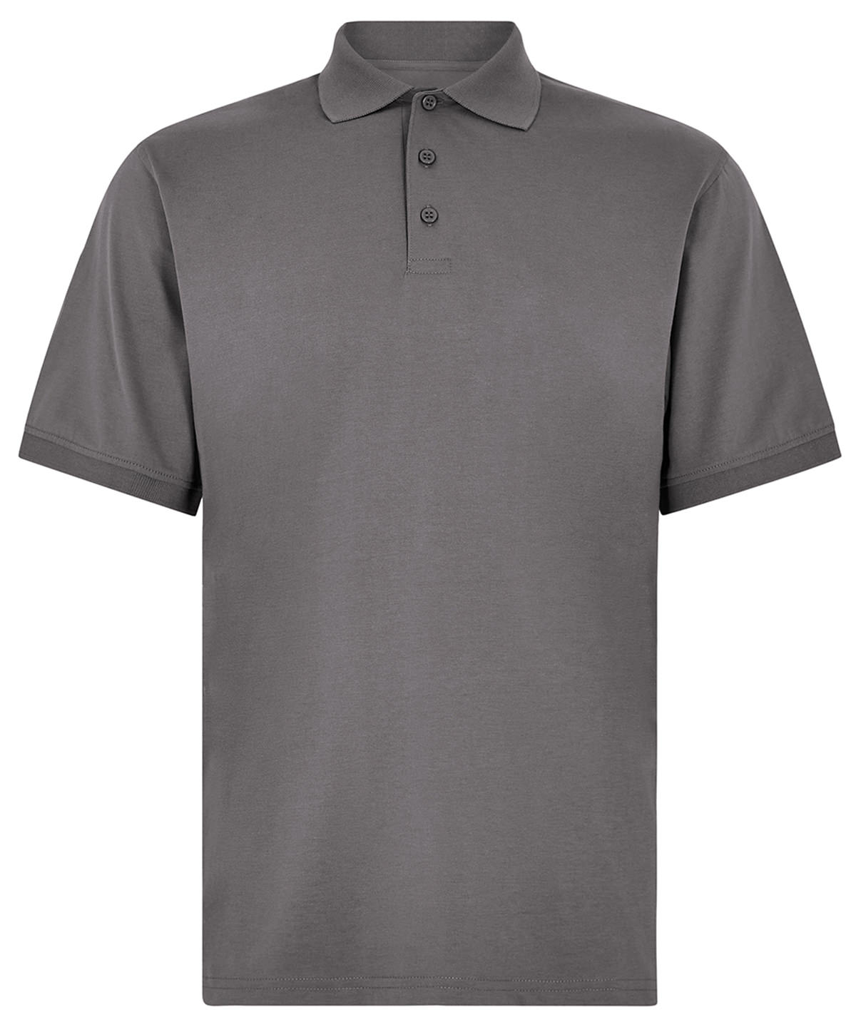 Regular fit Superwash® 60° Jersey polo - Charcoal Solid