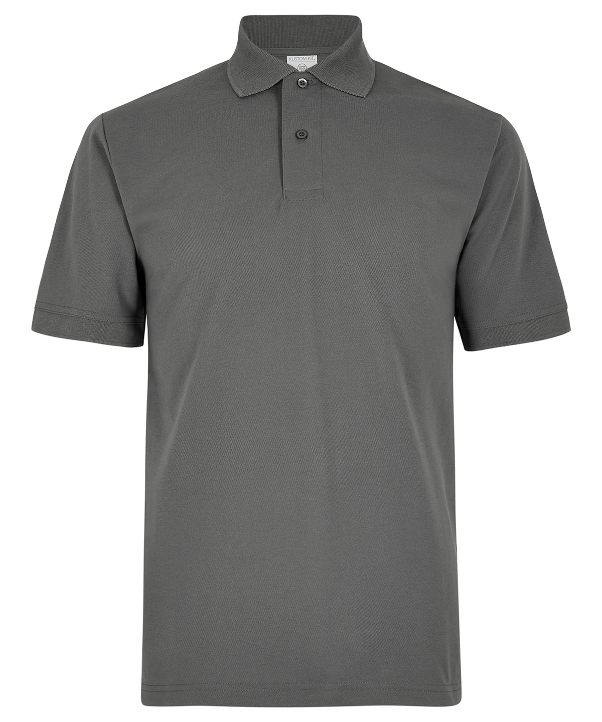 Regular fit recycled Superwash® 60°C polo - Graphite