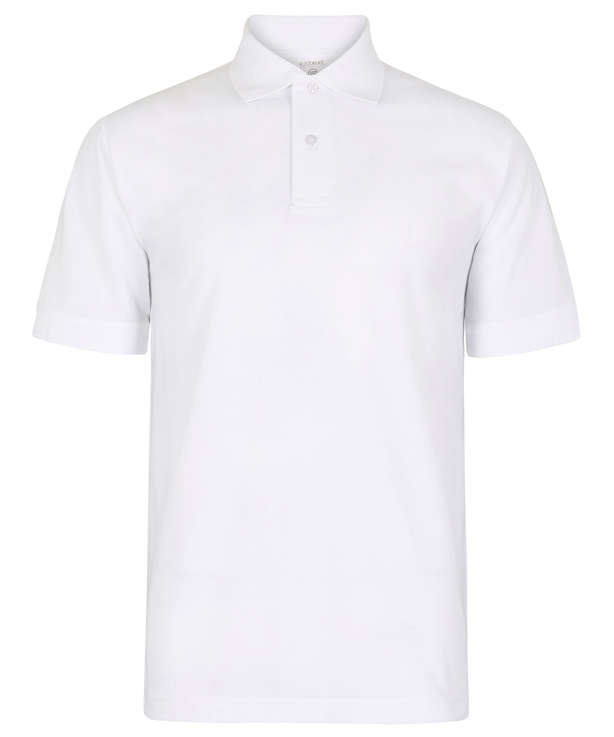 Regular fit recycled Superwash® 60°C polo - White