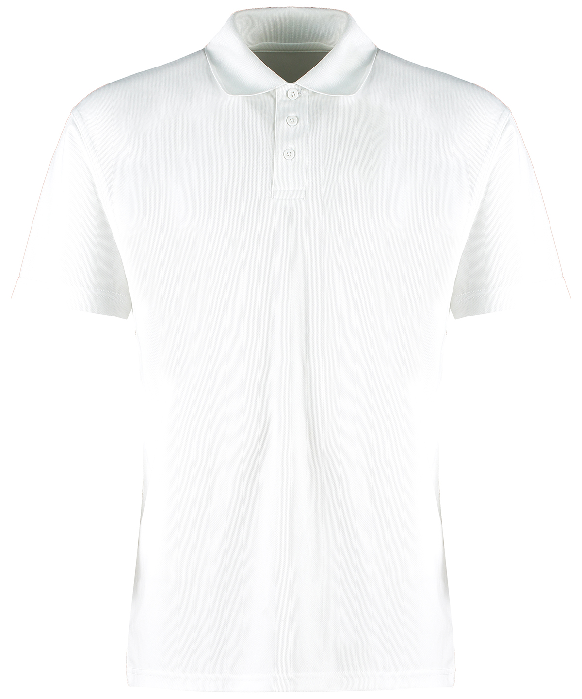 Regular fit micro mesh polo with Cooltex® plus - White