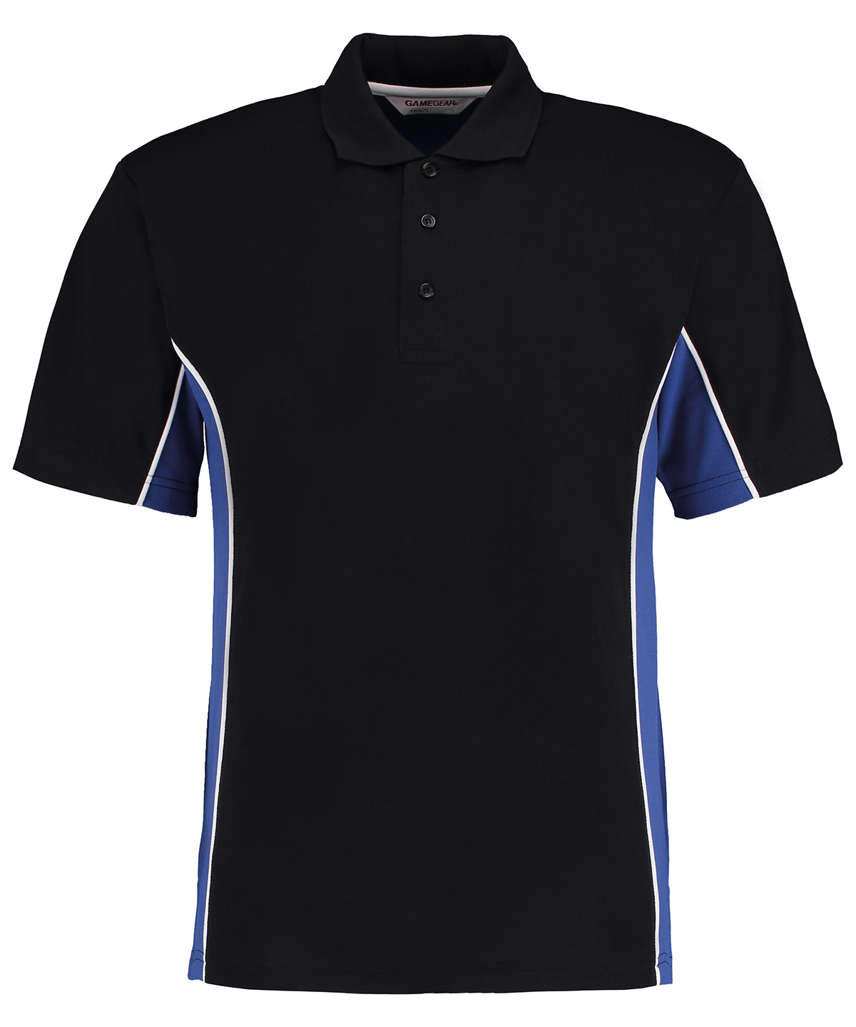 Track polo (classic fit) - Black/Royal/White