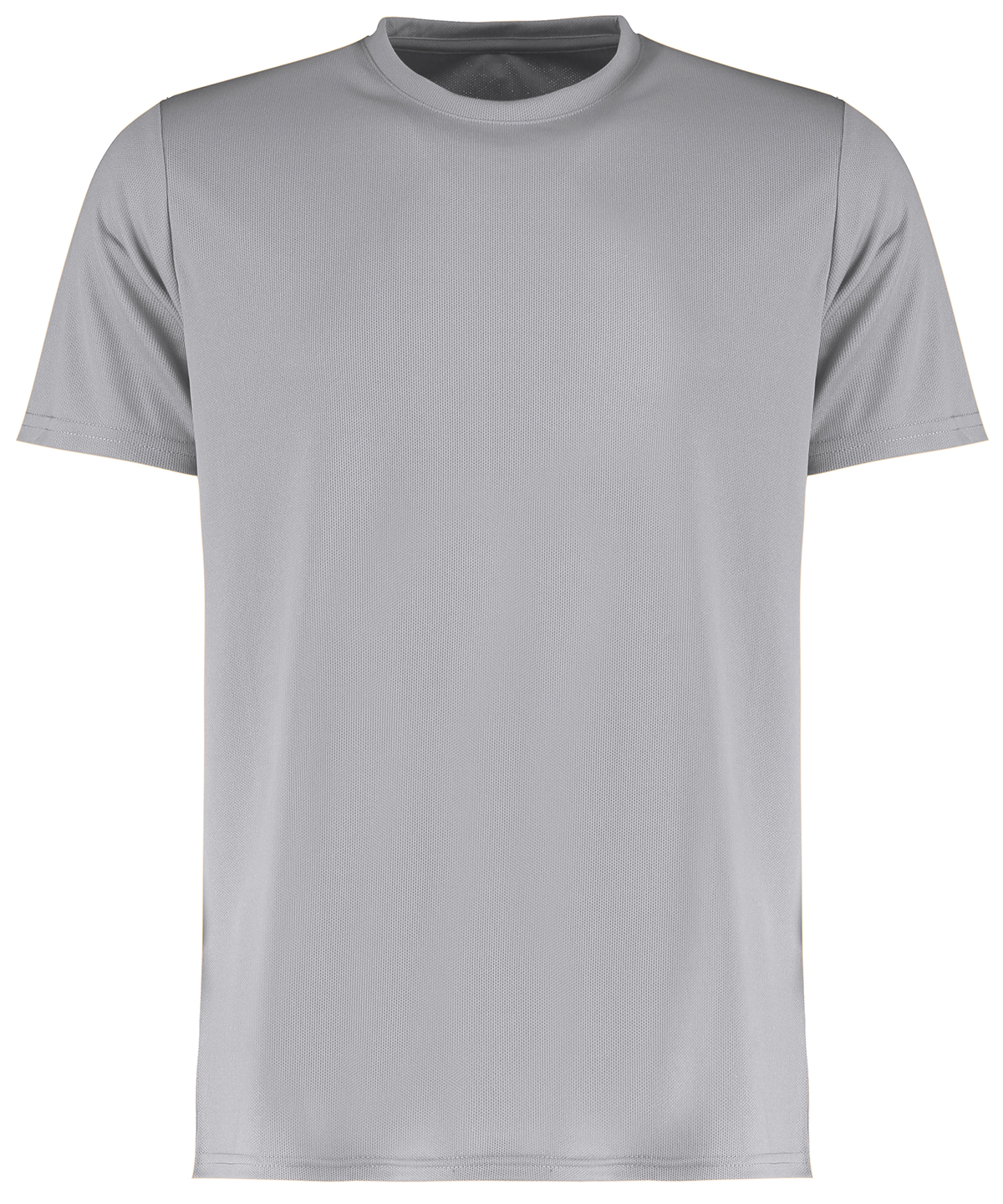 Regular fit micro mesh tee with Cooltex® plus - Heather Grey Solid