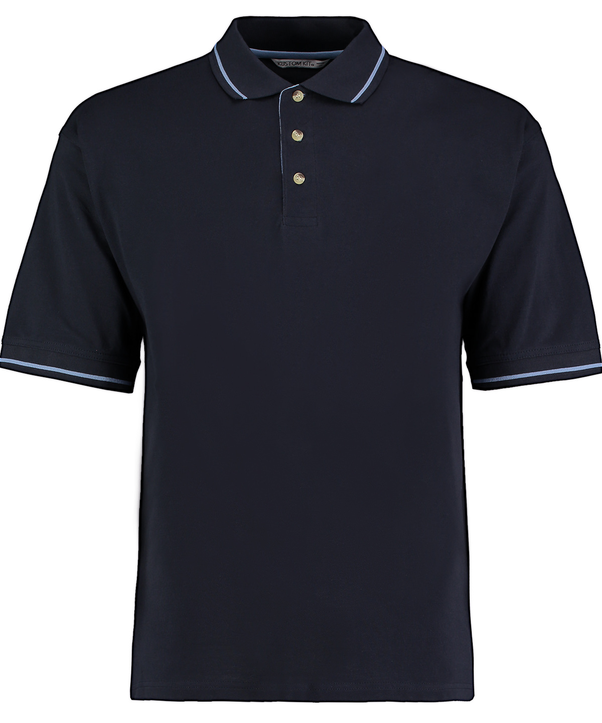 St Mellion polo (classic fit) - Navy/Light Blue
