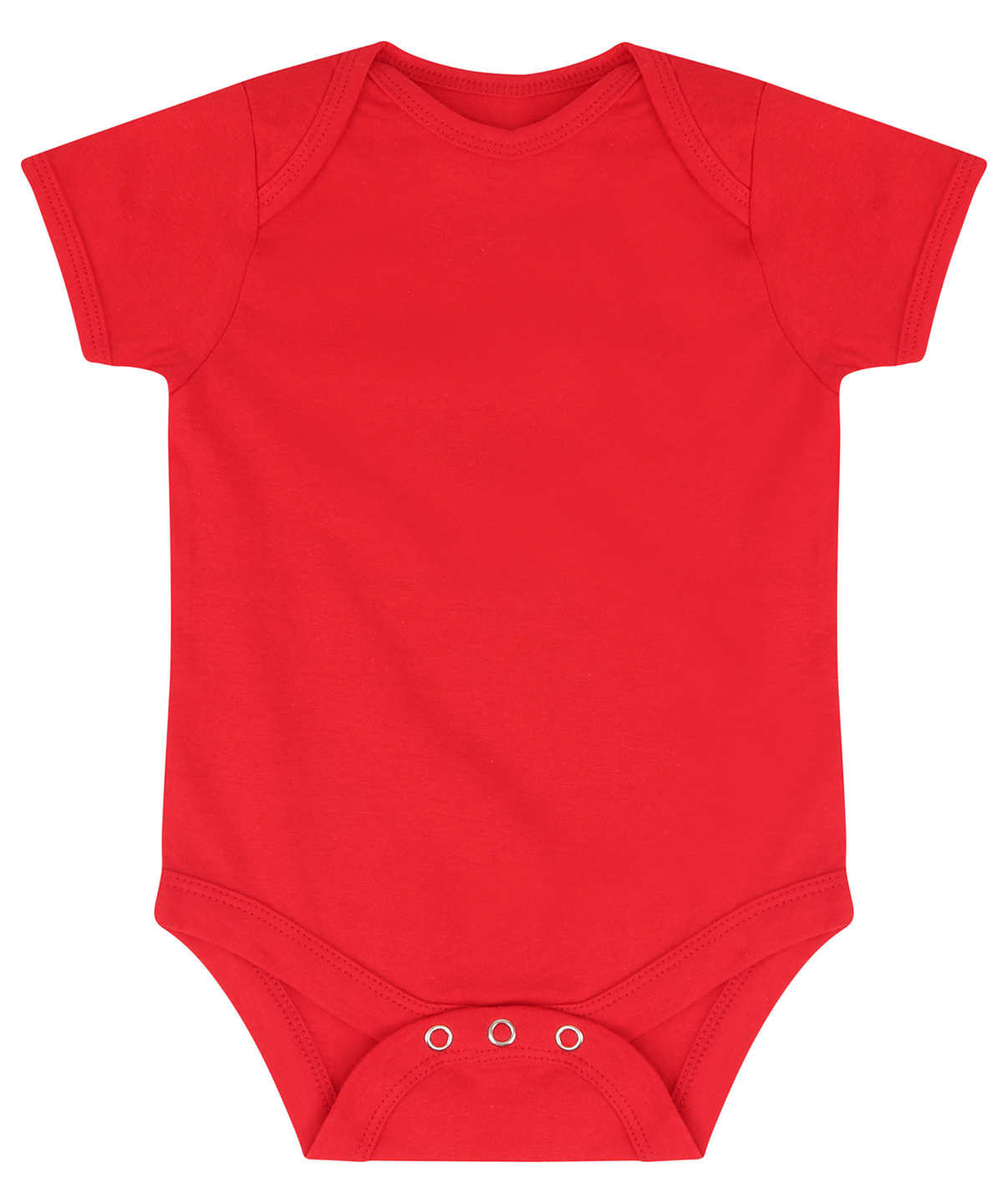 Essential short-sleeved bodysuit - Red