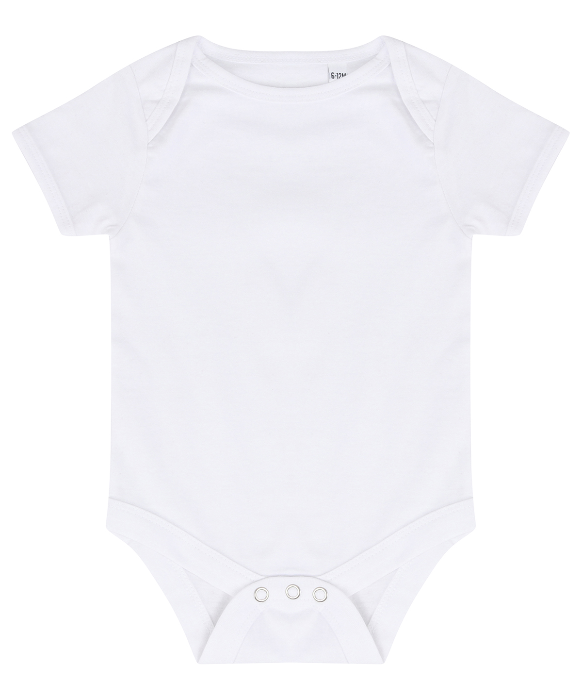 Essential short-sleeved bodysuit - White