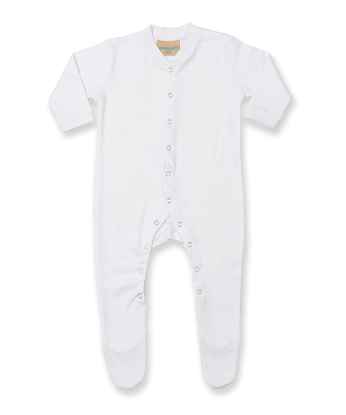 Larkwood Baby Sleepsuit - White