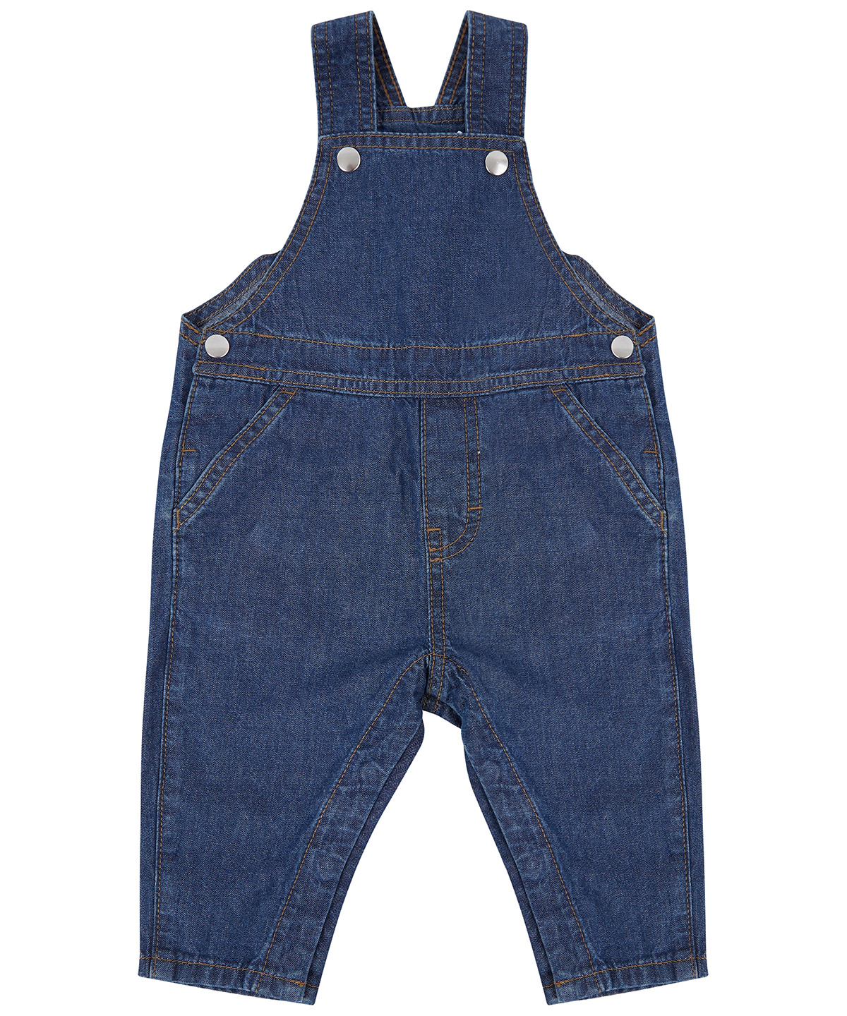 Larkwood Kids Denim Dungarees - Blue