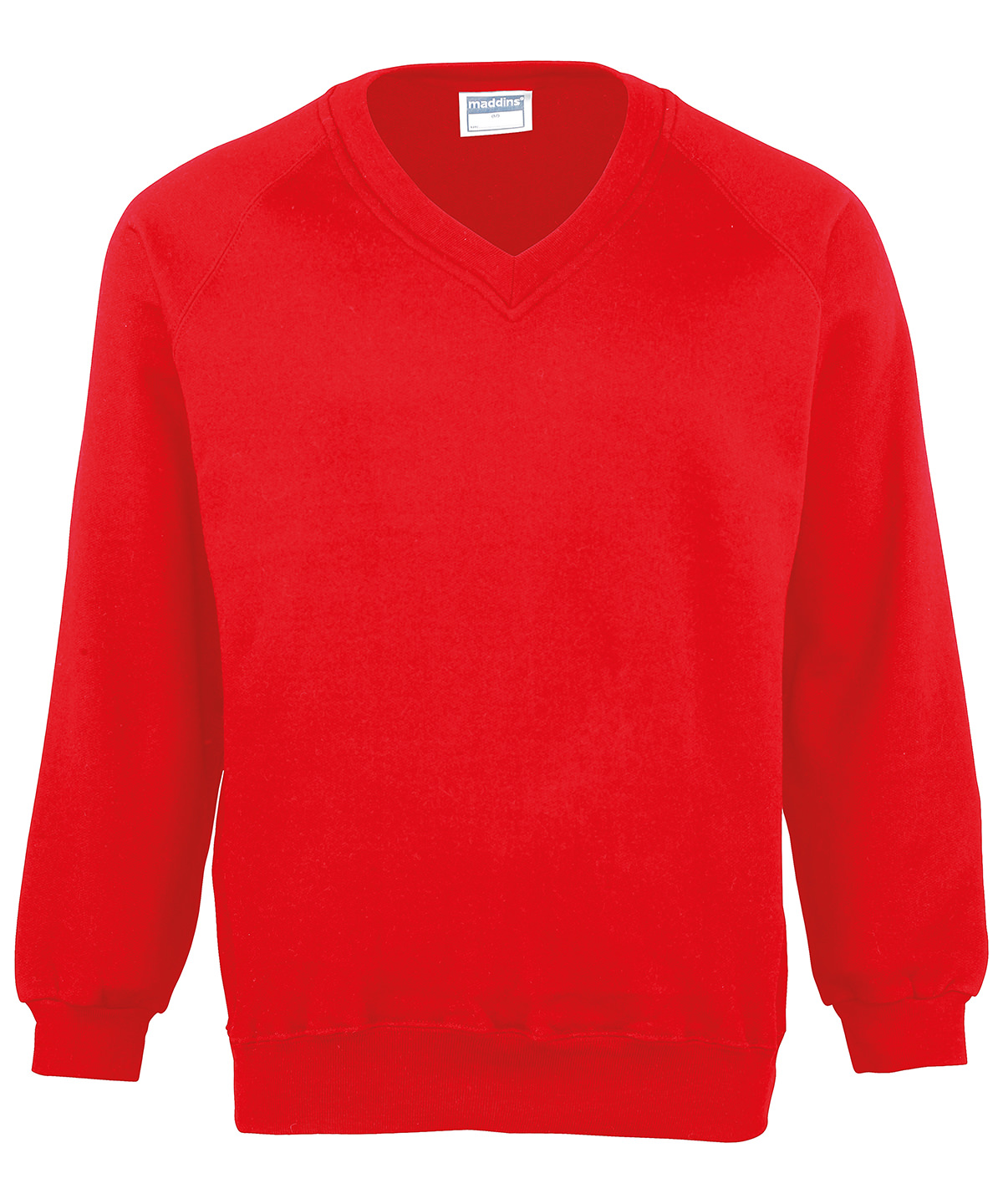 Kids Coloursure™ v-neck sweatshirt - Red