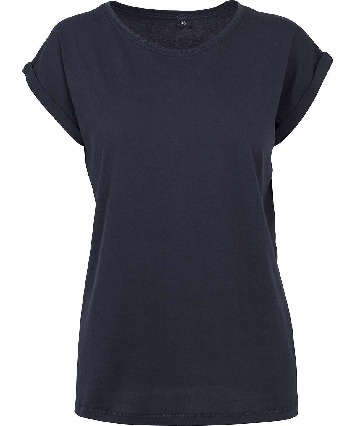 Women’s regular extended shoulder tee - Navy
