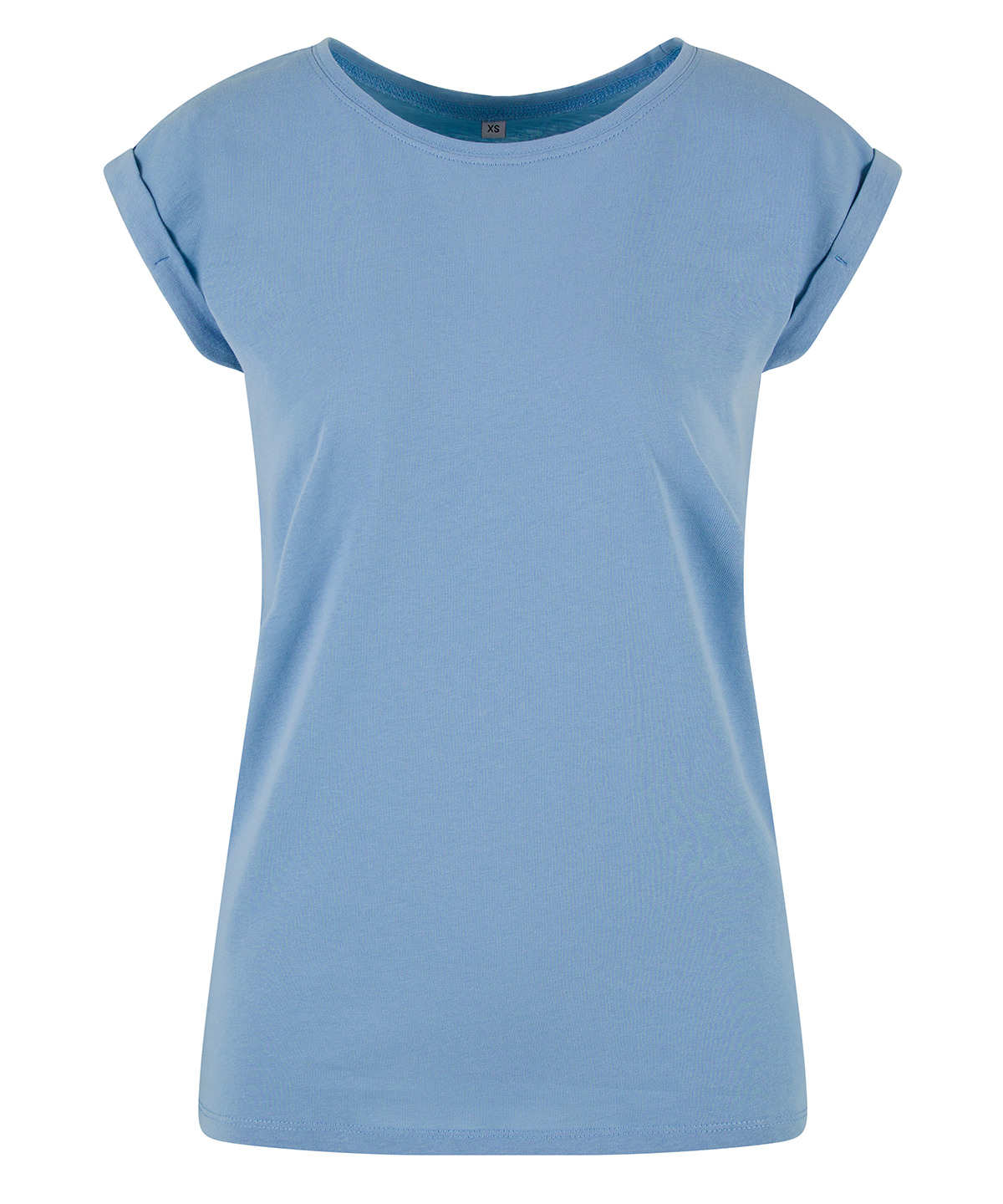 Women’s regular extended shoulder tee - Powder Blue
