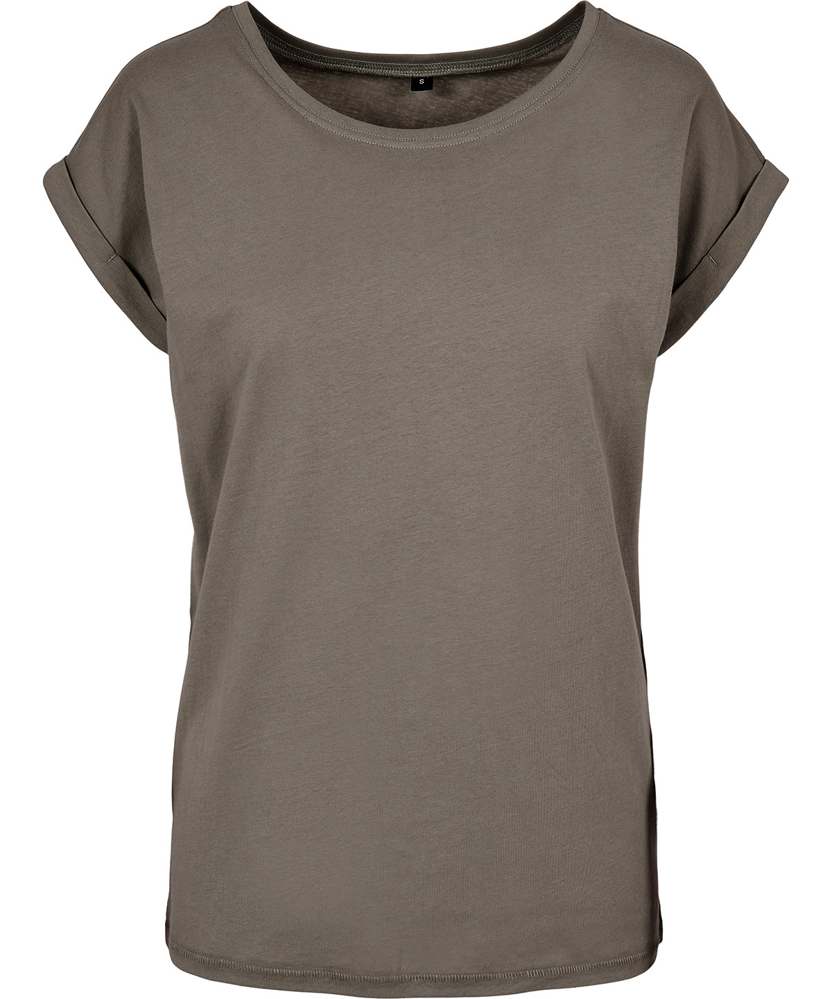 Women’s regular extended shoulder tee - Pale Olive