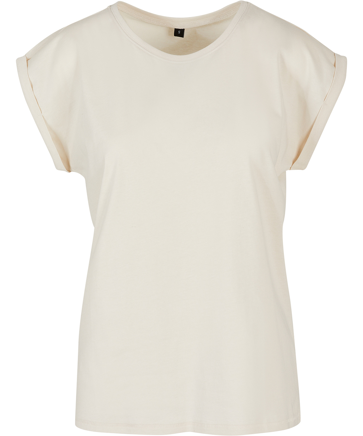 Women’s regular extended shoulder tee - Sand