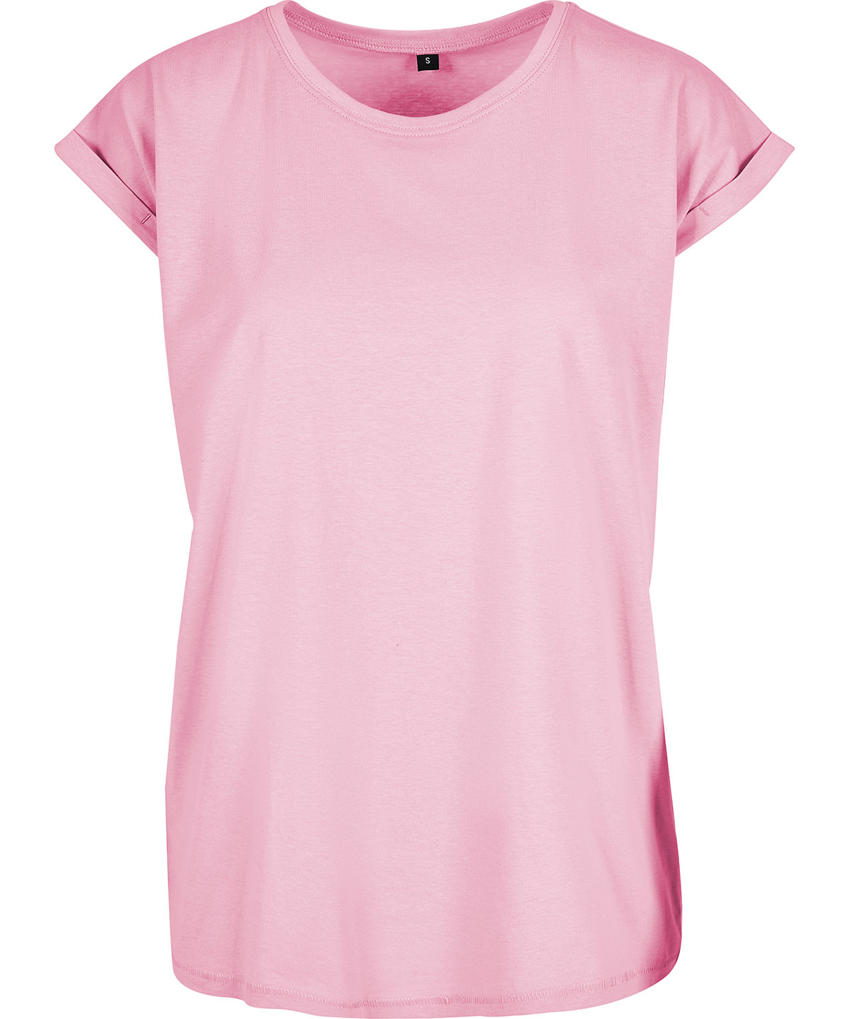 Women’s regular extended shoulder tee - Soft Pink