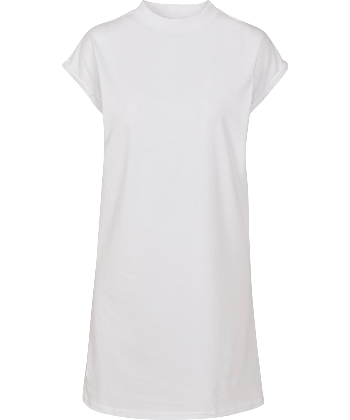 Women’s extended shoulder dress - White